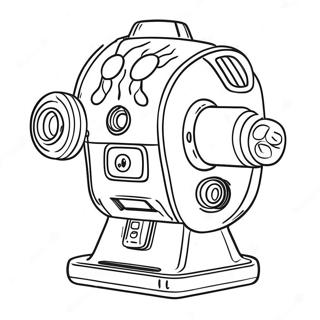 Cute X Ray Machine Coloring Page 68424-54855