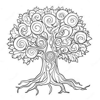 Jesse Tree Coloring Pages