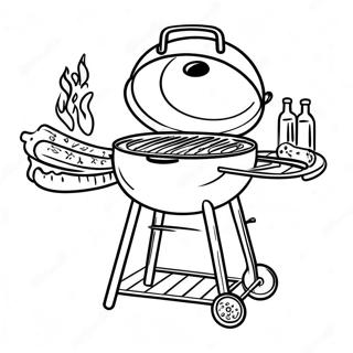 Barbecue Grill With Food Coloring Page 68484-54906