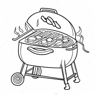 Barbecue Grill With Food Coloring Page 68484-54907