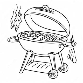 Barbecue Grill With Food Coloring Page 68484-54908