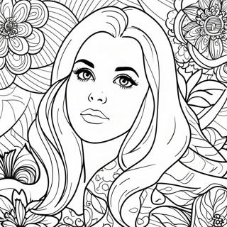 Lana Del Rey Coloring Page 68503-54918