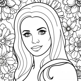 Lana Del Rey Coloring Page 68503-54920