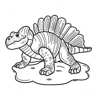 Dimetrodon Coloring Pages