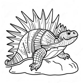 Dimetrodon Coloring Pages