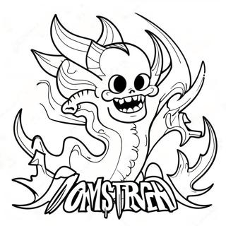 Monster Energy Coloring Pages