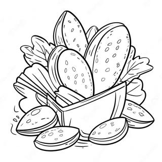 Crunchy Potato Chips Coloring Page 68564-54971