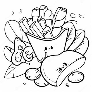 Crunchy Potato Chips Coloring Page 68564-54972