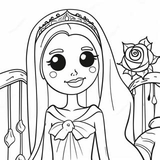 Corpse Bride Coloring Pages