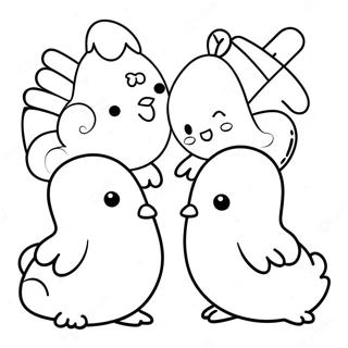 Peeps Outline Coloring Page 68573-54975