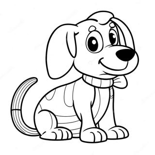 Slinky Dog Coloring Pages