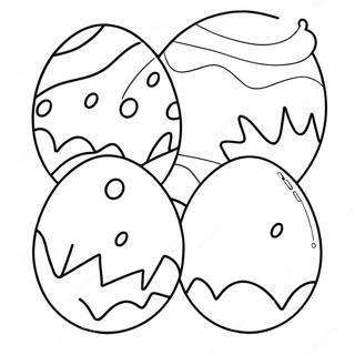 Colorful Resurrection Eggs Coloring Page 68604-55005