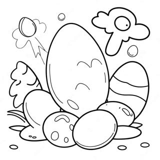 Colorful Resurrection Eggs Coloring Page 68604-55007