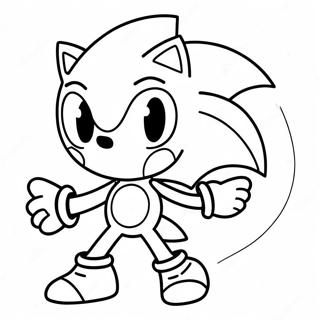 Sonic Among Us Character Coloring Page 68623-55013