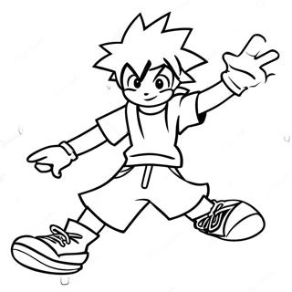 Sora In Action Coloring Page 68664-55055