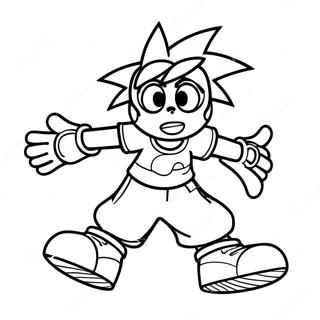 Sora In Action Coloring Page 68664-55056