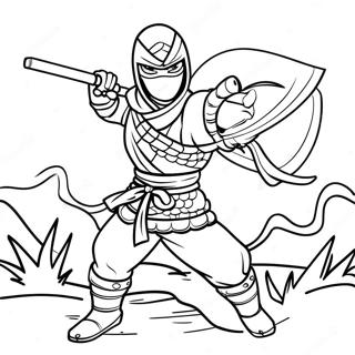 Night Ninja Coloring Pages