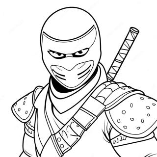 Night Ninja Coloring Page 68683-55060