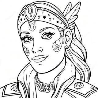 Adventurous Alpha Lexa Coloring Page 68724-55099