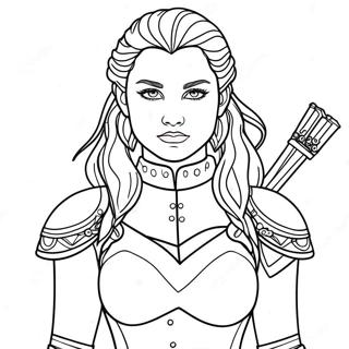 Adventurous Alpha Lexa Coloring Page 68724-55100