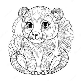 Detailed Animal Anatomy Coloring Page 68743-55115