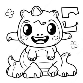 Monster Letters Coloring Page 68763-55123