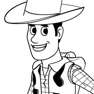 Woody Character Coloring Page 6876-5595