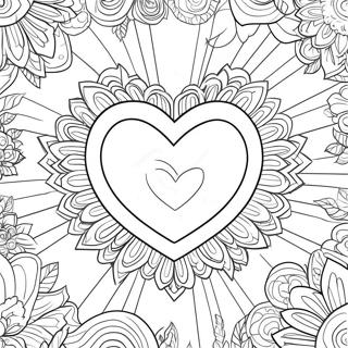 Adoration Heart Coloring Page 68773-55137