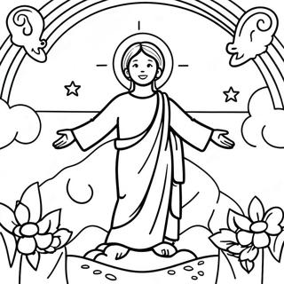 Joyful Adoration Coloring Page 68774-55134