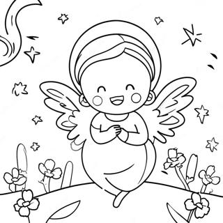 Joyful Adoration Coloring Page 68774-55135