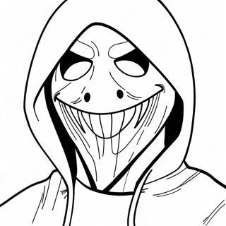 Eyeless Jack Coloring Pages