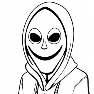 Eyeless Jack Character Coloring Page 68783-55142