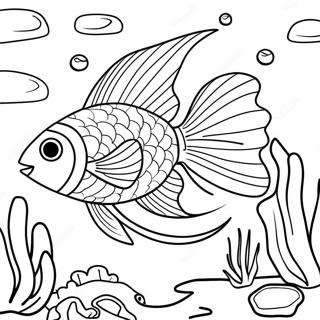 Tropical Fish Fish Coloring Pages