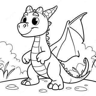 Friendly Pete The Dragon Coloring Page 68804-55163