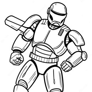 Robocop Coloring Pages