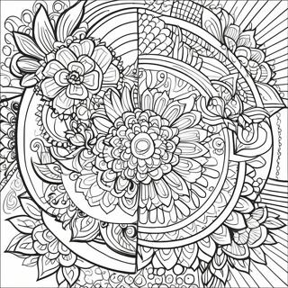 Adult Mandala Coloring Page 68823-55171