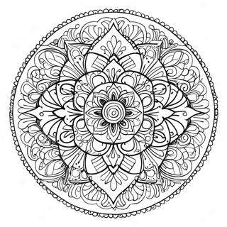 Adult Mandala Coloring Page 68823-55172