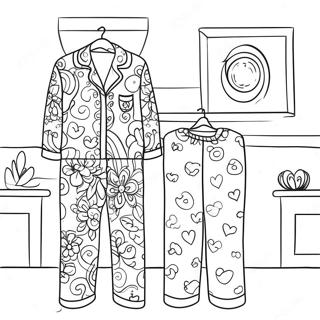 Decorate Your Own Pajamas Coloring Pages