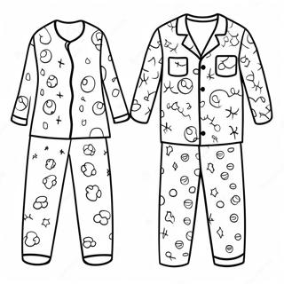 Decorate Your Own Colorful Pajamas Coloring Page 68853-55199