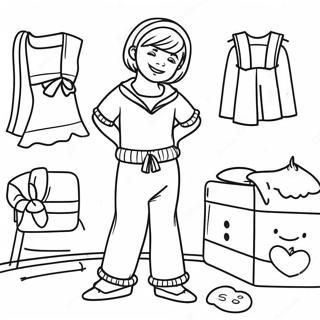 Decorate Your Own Colorful Pajamas Coloring Page 68853-55200