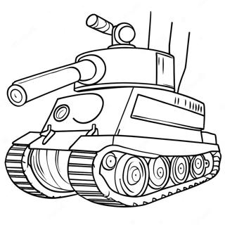 Tiger Tank Coloring Page 68863-55214