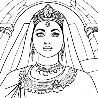 Queen Esther Coloring Page 6886-5597