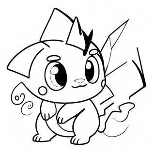 Legendary Chibi Pokemon Coloring Page 68883-55218