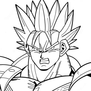 Bardock Coloring Pages