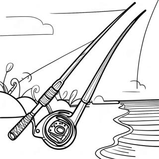 Fishing Pole Coloring Page 68963-55288