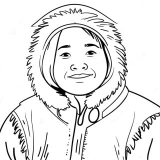 Eskimo Coloring Page 68973-55298