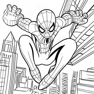 Symbiote Spiderman Coloring Page 68983-55302