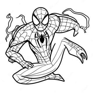 Symbiote Spiderman Coloring Page 68983-55303