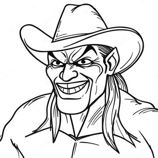 Jeepers Creepers Scary Monster Coloring Page 69013-55314