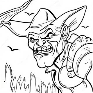 Jeepers Creepers Scary Monster Coloring Page 69013-55315